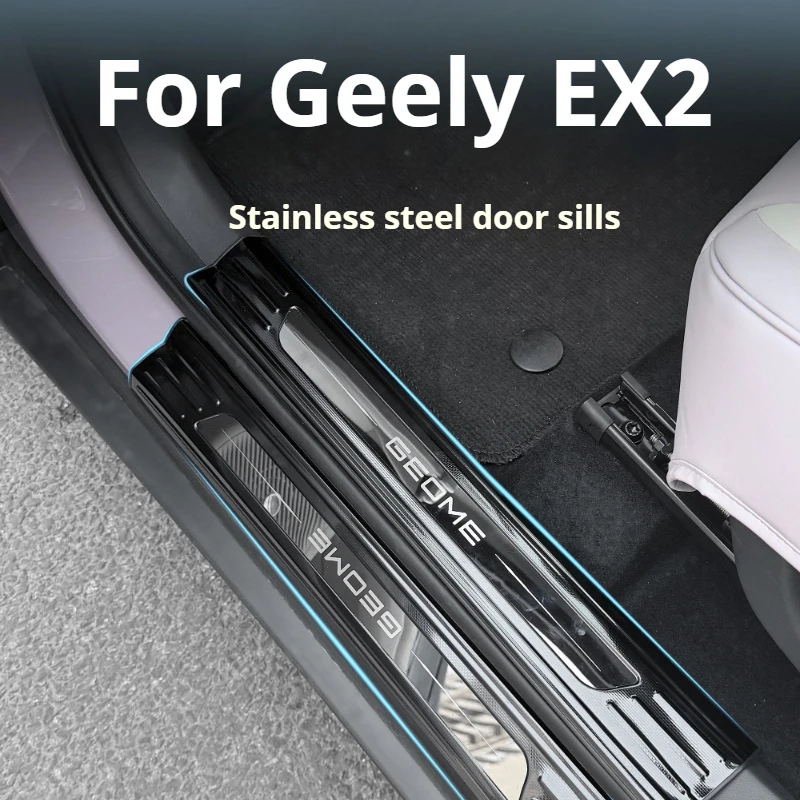 Fit For Geely EX2 Car Stainless Steel Threshold Strip Snowflake Texture Upgrade Car Protection Decorative Auto
Fit For Geely EX2 Car Stainless Steel Threshold Strip Snowflake Texture Upgrade Car Protection Decorative Auto