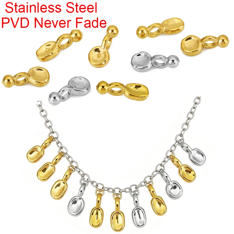 10pcs PVD Never Fade Stainless Steel Charms Necklace Beads Big Hole Earrings Charms for Diy Bracelet Findings Jewelry Making
10pcs PVD Never Fade Stainless Steel Charms Necklace Beads Big Hole Earrings Charms for Diy Bracelet Findings Jewelry Making