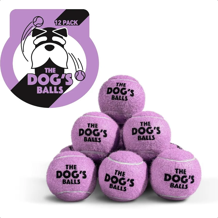 Теннисный мяч для собак, сиреневый, 12 упаковок, прочная игрушка для тренировки ловкости, тренировки щенков, игровые упражнения, диаметр 2,5 дюйма
Теннисный мяч для собак, сиреневый, 12 упаковок, прочная игрушка для тренировки ловкости, тренировки щенков, игровые упражнения, диаметр 2,5 дюйма