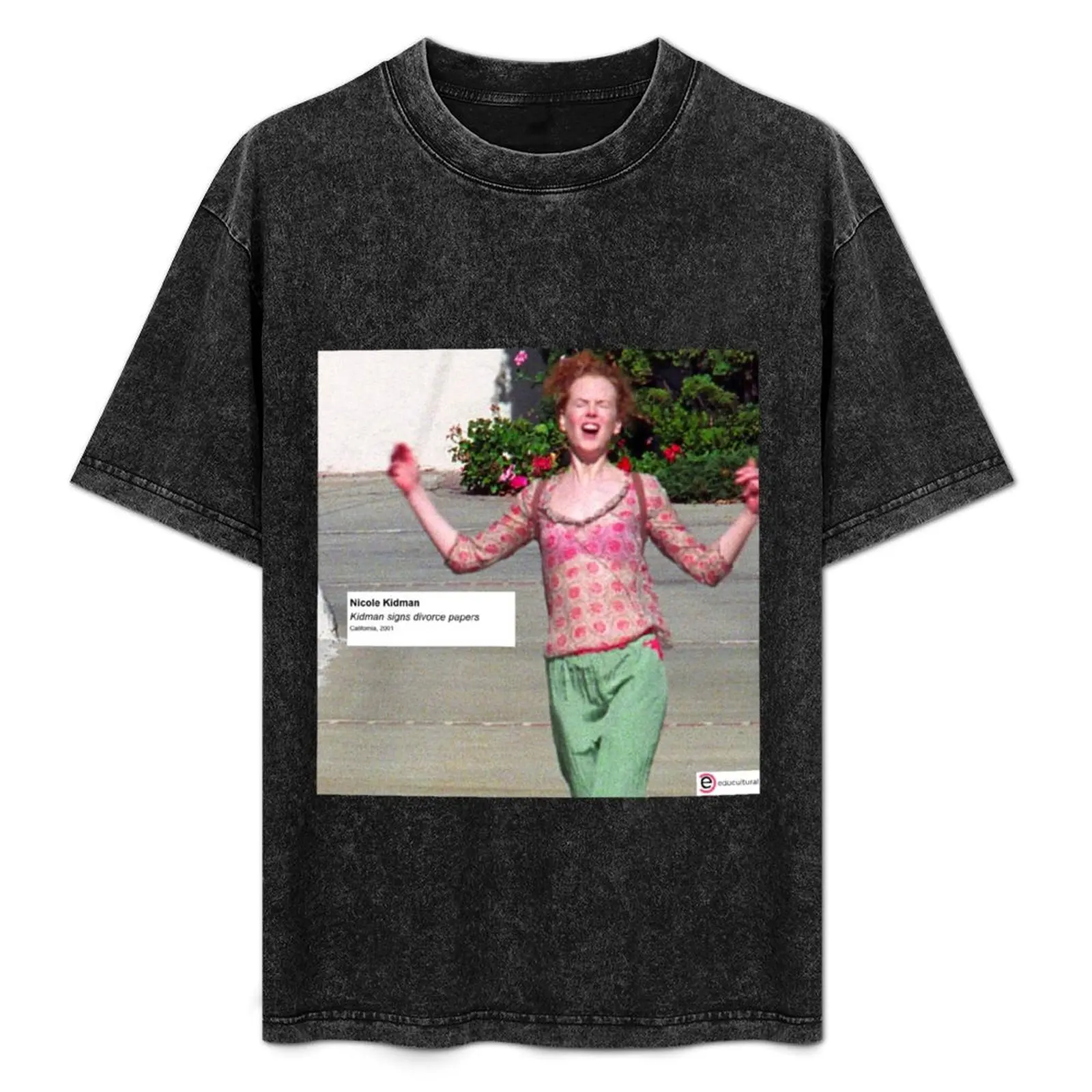 Nicole Kidman Divorce Photo T-Shirt Basic Solid Tee for Daily Use
Nicole Kidman Divorce Photo T-Shirt Basic Solid Tee for Daily Use