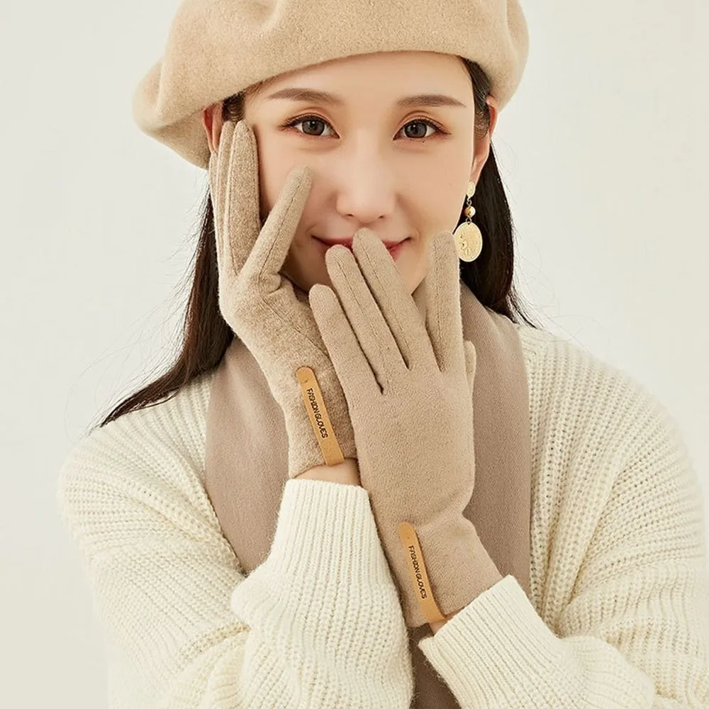 Velvet Winter Gloves Outdoor Cycling Gloves Warm Gloves Full Finger Gloves Cashmere Gloves Touch Screen Gloves Female Gloves
Velvet Winter Gloves Outdoor Cycling Gloves Warm Gloves Full Finger Gloves Cashmere Gloves Touch Screen Gloves Female Gloves