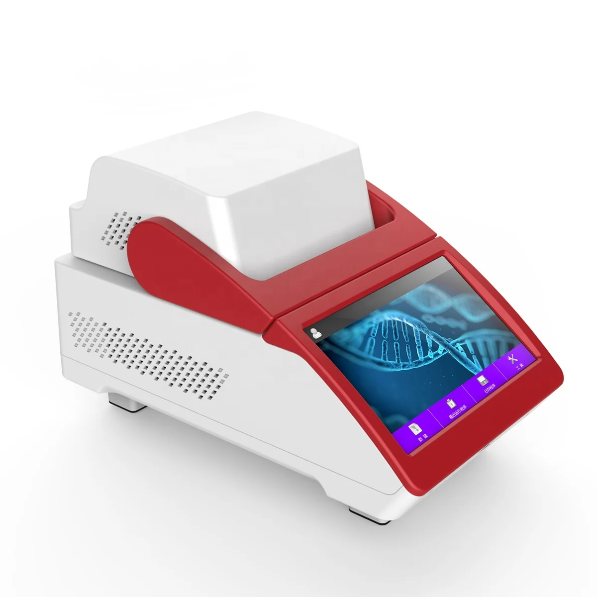 Q160 16wells*0.1ml Portable Mini Fluorescence Quantitative Real Time PCR Thermal Cycler PCR Testing
Q160 16wells*0.1ml Portable Mini Fluorescence Quantitative Real Time PCR Thermal Cycler PCR Testing