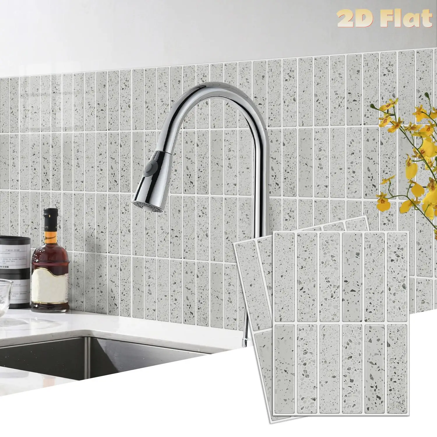 2d Flat-10/11/12/13 Pcs Easy To Apply And Remove-Minimalist Style Light Gray Wall Sticker-Kitchen Splashback Tiles Peel And Stic
2d Flat-10/11/12/13 Pcs Easy To Apply And Remove-Minimalist Style Light Gray Wall Sticker-Kitchen Splashback Tiles Peel And Stic