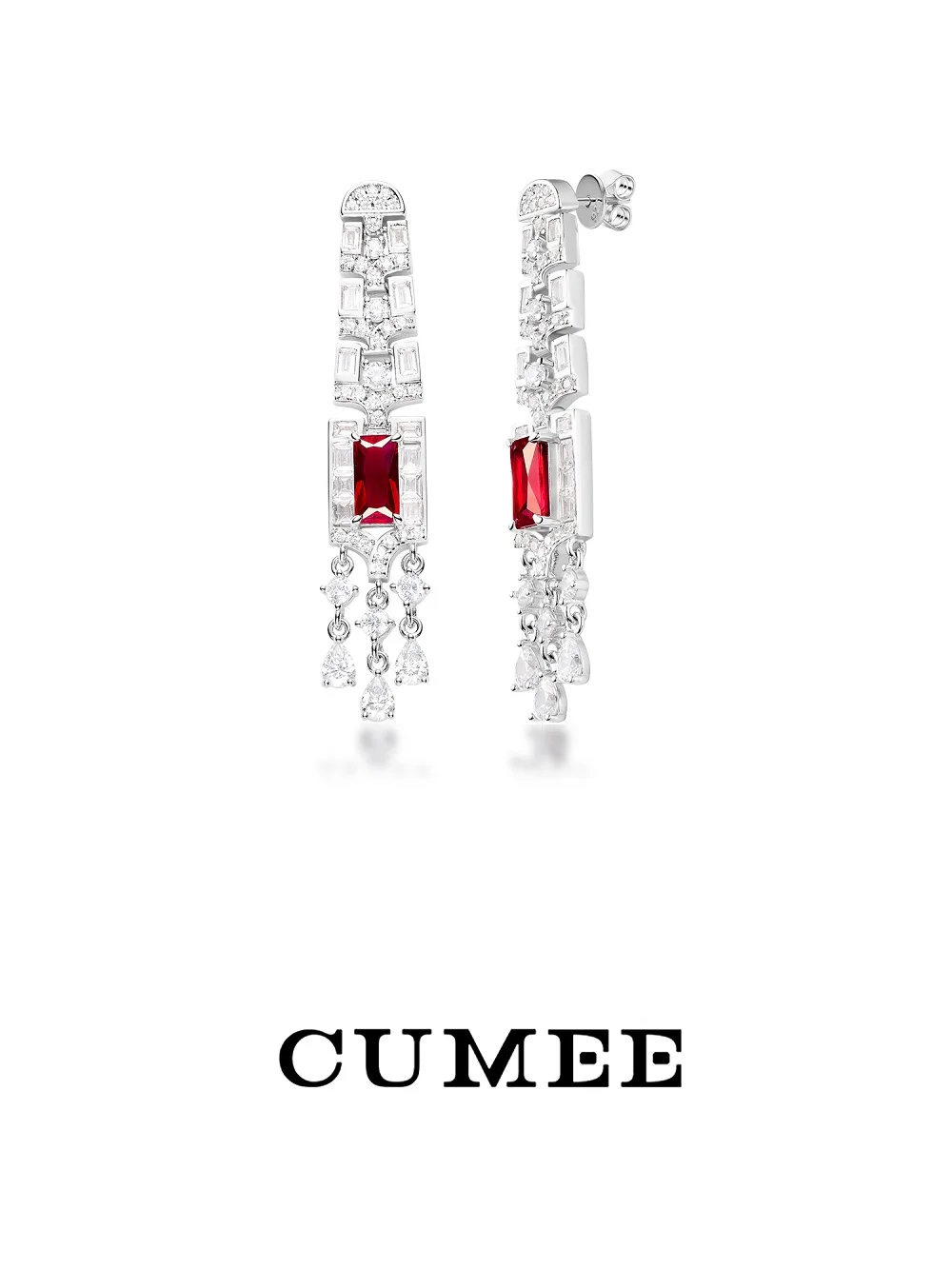 CUMEE Byzantine Goddess Long Drop Earring Personalized Cultivation Synthetic Ruby Earrings Silver Plated Gold
CUMEE Byzantine Goddess Long Drop Earring Personalized Cultivation Synthetic Ruby Earrings Silver Plated Gold