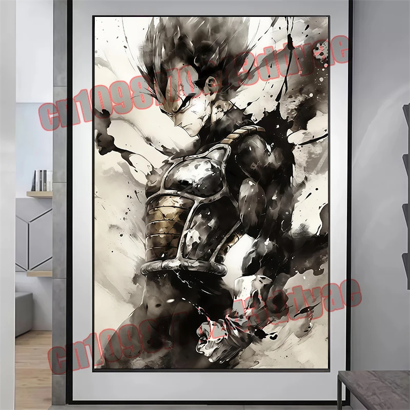 Dragon Ball Cartoon Poster Vegeta Wukong Printing Ink Painting Style Canvas Painting Cafe Wall Art Decoration Painting Gift
Dragon Ball Cartoon Poster Vegeta Wukong Printing Ink Painting Style Canvas Painting Cafe Wall Art Decoration Painting Gift