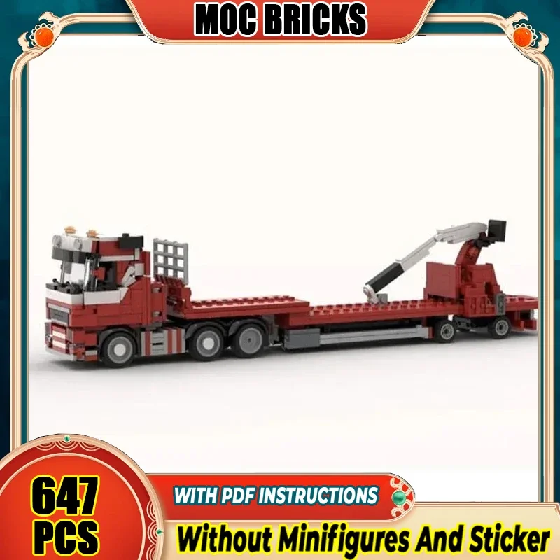 Moc Building Bricks FH3 Crane Trailer Model Technology Block Urban Function Series Construction Toy DIY Assembly Holiday Gift
Moc Building Bricks FH3 Crane Trailer Model Technology Block Urban Function Series Construction Toy DIY Assembly Holiday Gift