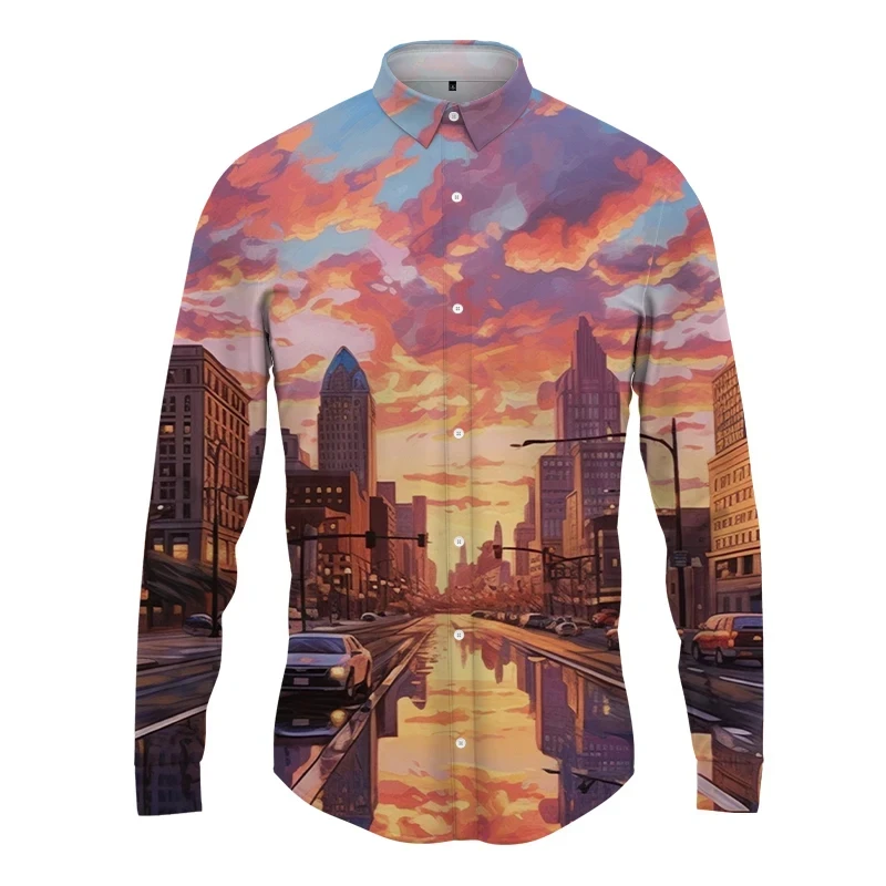 Colorful Lapel Men's Shirt 3D Printed Man Women Casual Fashion Long Sleeves Shirts Button Streetwear Oversized Unisex Clothing
Colorful Lapel Men's Shirt 3D Printed Man Women Casual Fashion Long Sleeves Shirts Button Streetwear Oversized Unisex Clothing