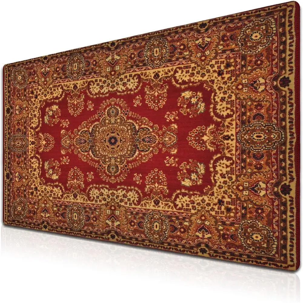 Vintage Boho-Style Large Desk Mat, Non-Slip Rubber Base, Water-Resistant with Stitched Edges, 35.4 x 15.7 Gaming/Office/Home Use
Vintage Boho-Style Large Desk Mat, Non-Slip Rubber Base, Water-Resistant with Stitched Edges, 35.4 x 15.7 Gaming/Office/Home Use