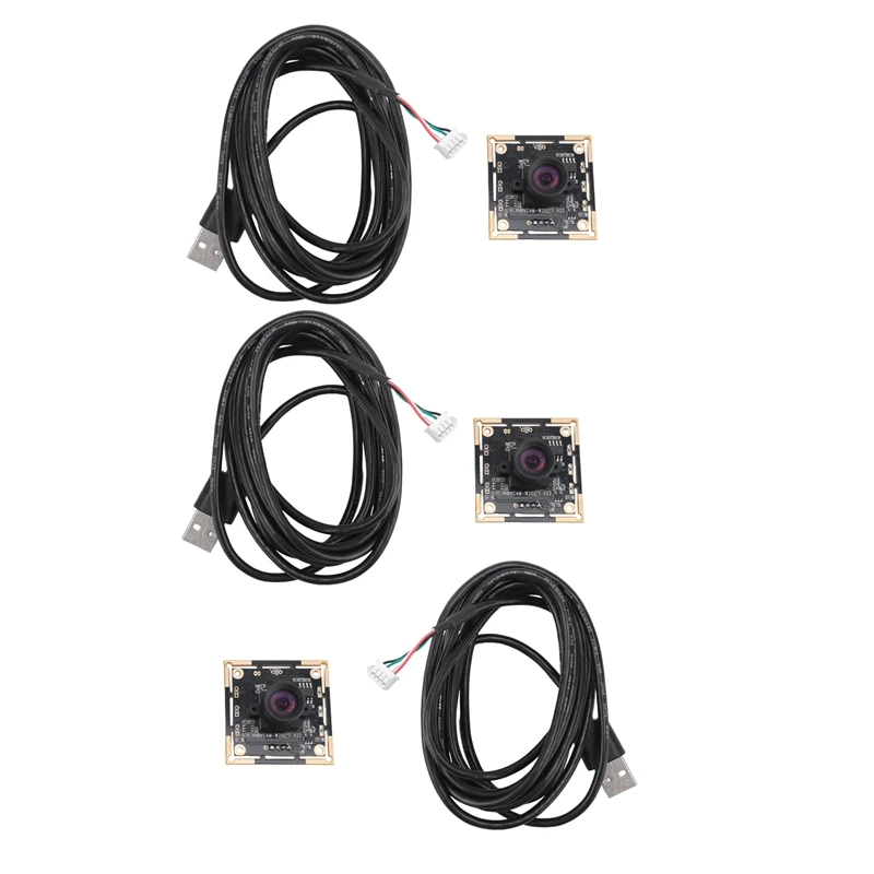 Y43A-3PCS Camera Module 100 Degree OV9732 2M Cable 1280X720 30Fps,Compatible For Autodarts.Io,USB Drive Free
Y43A-3PCS Camera Module 100 Degree OV9732 2M Cable 1280X720 30Fps,Compatible For Autodarts.Io,USB Drive Free
