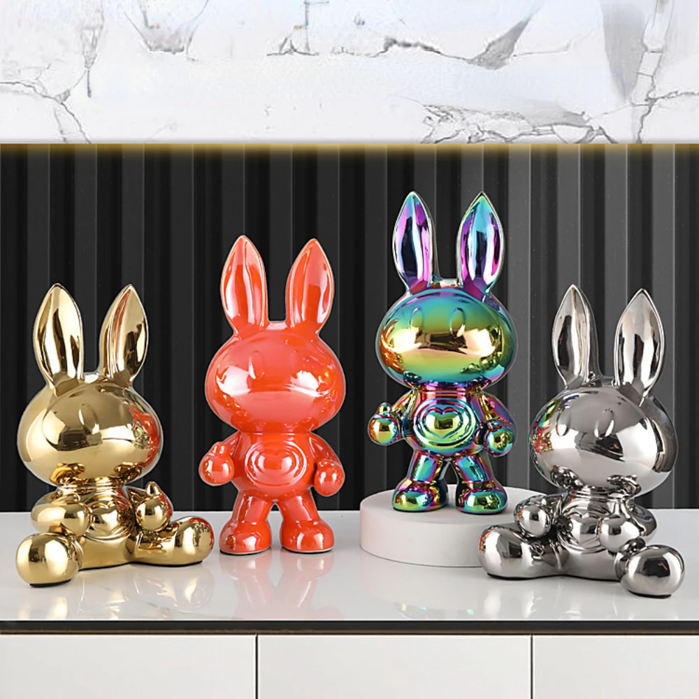 Home Accessories Rabbit Ornament Money Jar Cute Rabbit Statue Living Room Decoration Ceramic Gift Home Decor Desk Decoration
Home Accessories Rabbit Ornament Money Jar Cute Rabbit Statue Living Room Decoration Ceramic Gift Home Decor Desk Decoration