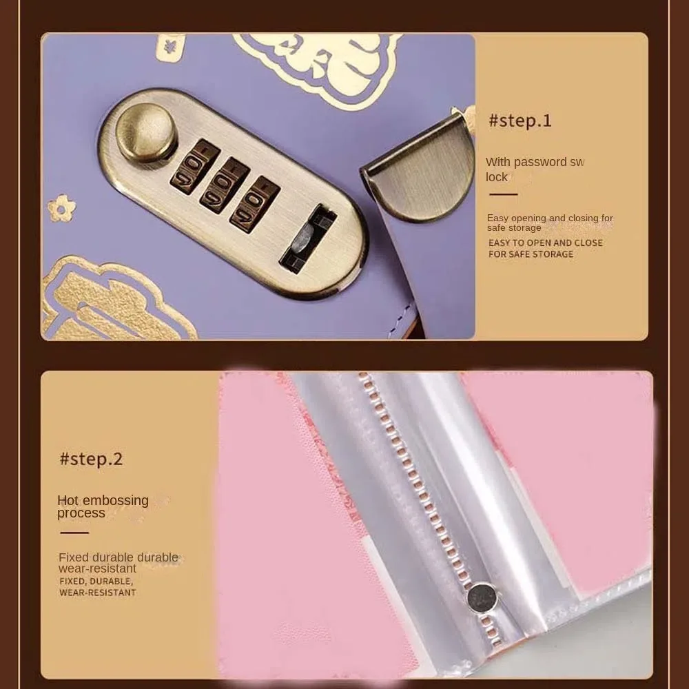 With Password Lock Saving Money Binder Wallet Storage Handbook Planner Organizer PU Leather Cash Envelopes Account Book Unisex
With Password Lock Saving Money Binder Wallet Storage Handbook Planner Organizer PU Leather Cash Envelopes Account Book Unisex