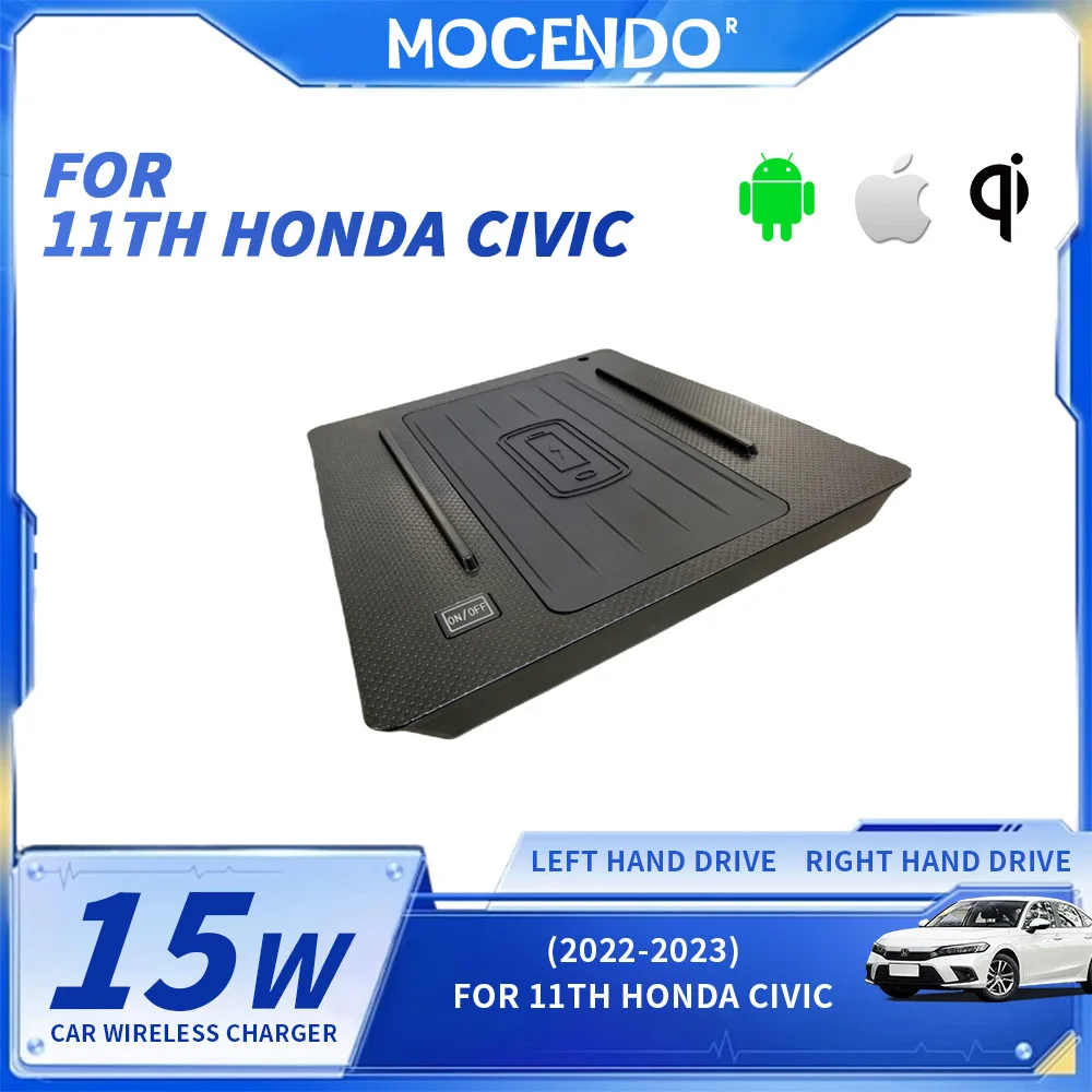 15W Car Wireless Charging pad For Honda Civic 2022-2023 phone charger mobile holder fast charge Accessories
15W Car Wireless Charging pad For Honda Civic 2022-2023 phone charger mobile holder fast charge Accessories