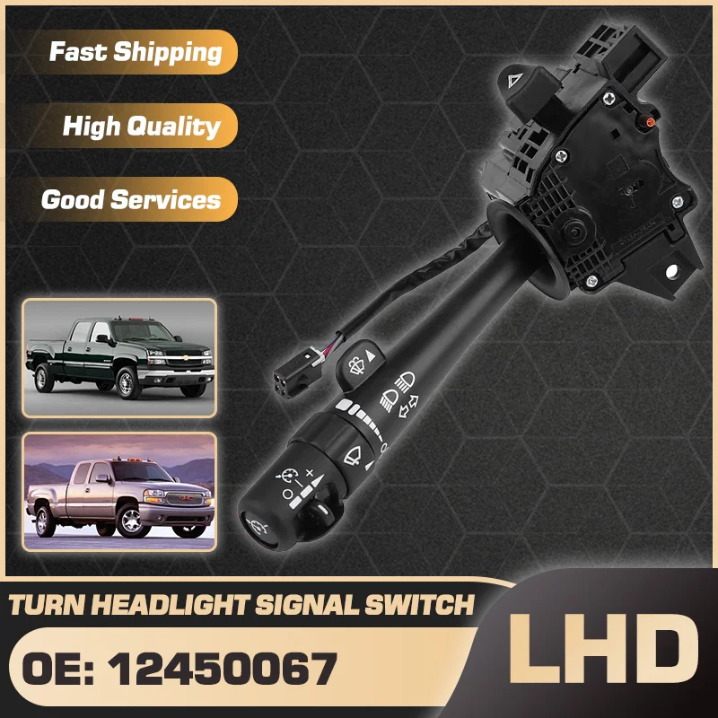 Turn Signal Headlight Combination Switch For Chevrolet Silverado MK1 GMC Sierra MK2 2003 2004 2005 2006 2007 12450067 1983-0162
Turn Signal Headlight Combination Switch For Chevrolet Silverado MK1 GMC Sierra MK2 2003 2004 2005 2006 2007 12450067 1983-0162