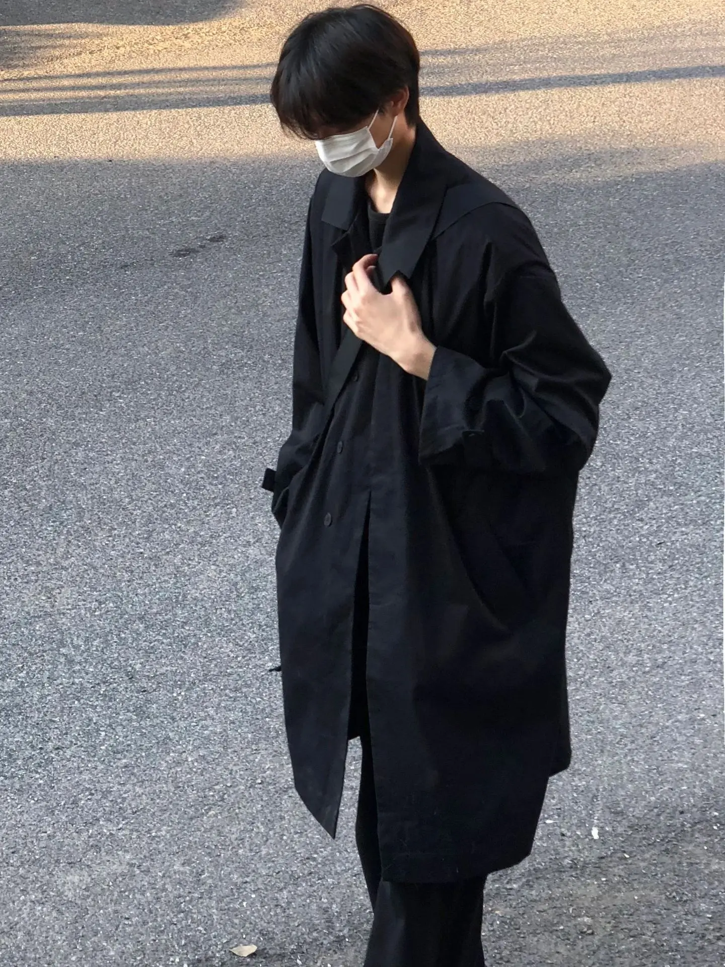 German Sle Bla Men's Mid-Length Coat Casual Autumn Faion Sun Protection Polyester Fiber Youth ulari Button Decoration
German Sle Bla Men's Mid-Length Coat Casual Autumn Faion Sun Protection Polyester Fiber Youth ulari Button Decoration