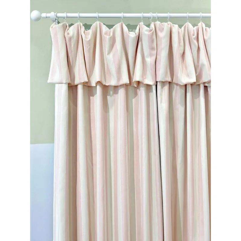 Luxury Fabric Niche Design Simple Retro Pink Stripe Cream Style Girl Heart Curtains for Bedroom Childrens Room Drapes
Luxury Fabric Niche Design Simple Retro Pink Stripe Cream Style Girl Heart Curtains for Bedroom Childrens Room Drapes