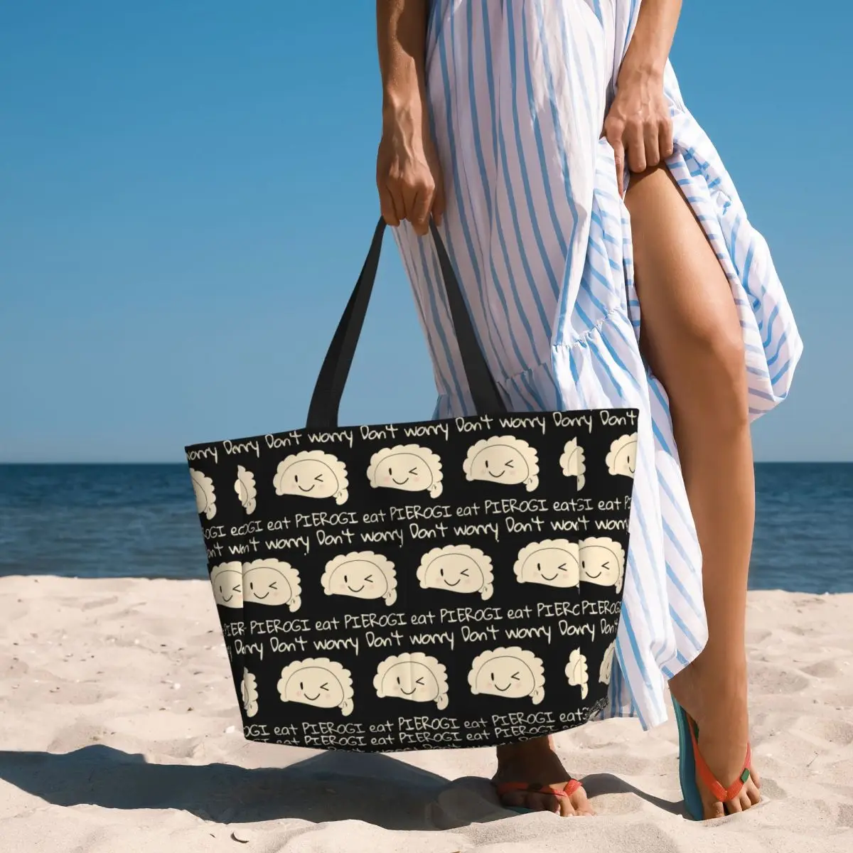 Don't Worry Eat PIEROGI Beach Tote Bag Sport Gym Yoga Duffle Large Tote Bag Women Travel Bag Fitness bag
Don't Worry Eat PIEROGI Beach Tote Bag Sport Gym Yoga Duffle Large Tote Bag Women Travel Bag Fitness bag