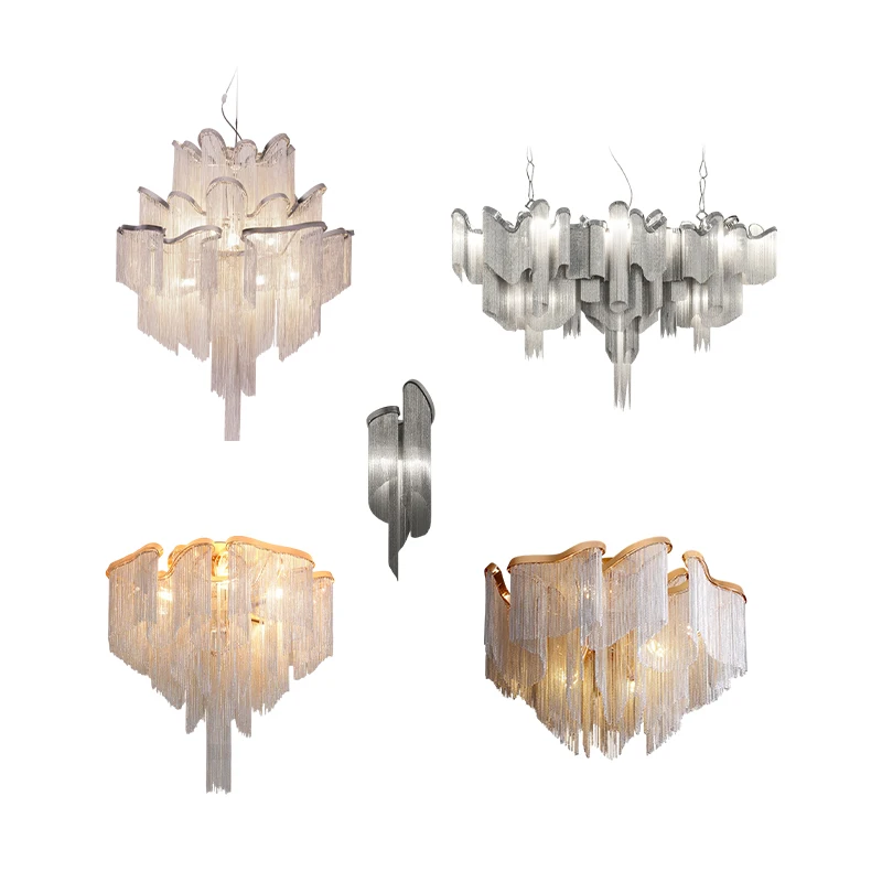 Aluminum Chain Gold Silver Dimmable LED 2026 Chandelier Ceiling Light.Ceiling Lamp Lamparas De Techo For Foyer Dinning Room
Aluminum Chain Gold Silver Dimmable LED 2026 Chandelier Ceiling Light.Ceiling Lamp Lamparas De Techo For Foyer Dinning Room