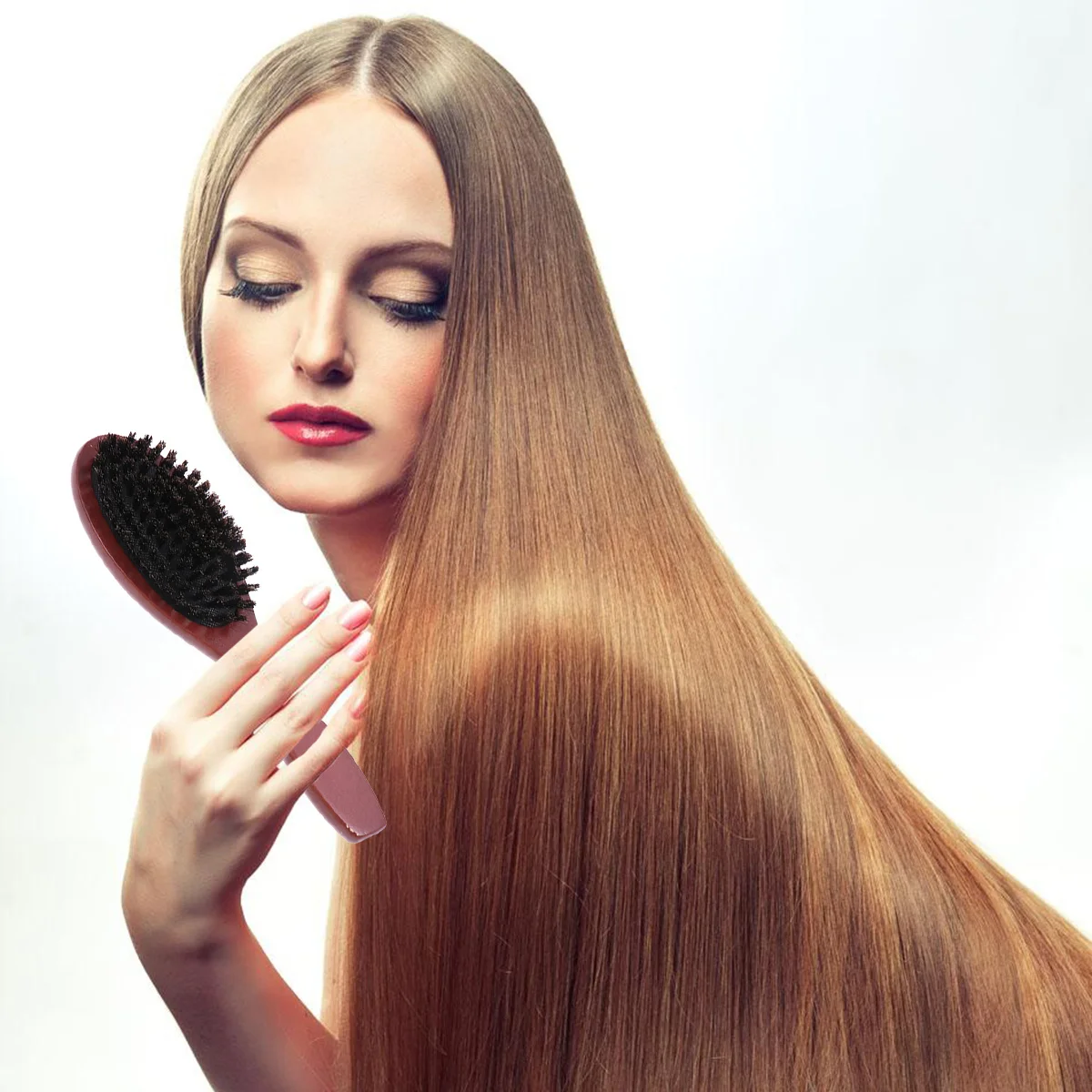 2pcs Wooden Hair Comb Bristle Scalp Massage Brush For -Free Detangling Comfortable Grip Ergonomic Handle Smooth Bristles
2pcs Wooden Hair Comb Bristle Scalp Massage Brush For -Free Detangling Comfortable Grip Ergonomic Handle Smooth Bristles