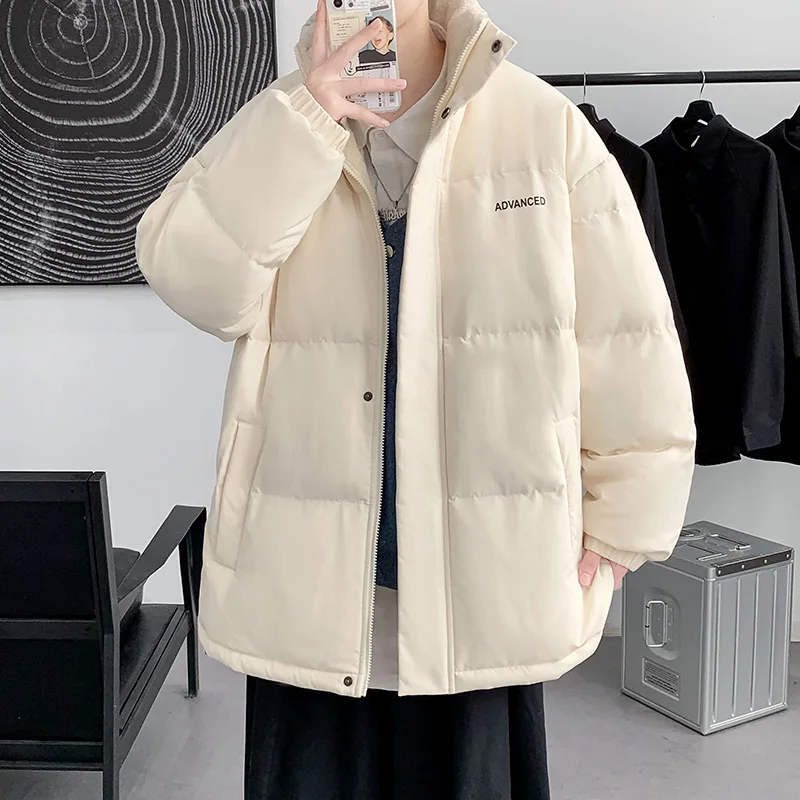 Lamb Velvet Fce Lined Thiened Winter Cotton Jaet for Men Loose Fit Youthful Sle Casual Wear Pure Color Zipper Closure
Lamb Velvet Fce Lined Thiened Winter Cotton Jaet for Men Loose Fit Youthful Sle Casual Wear Pure Color Zipper Closure