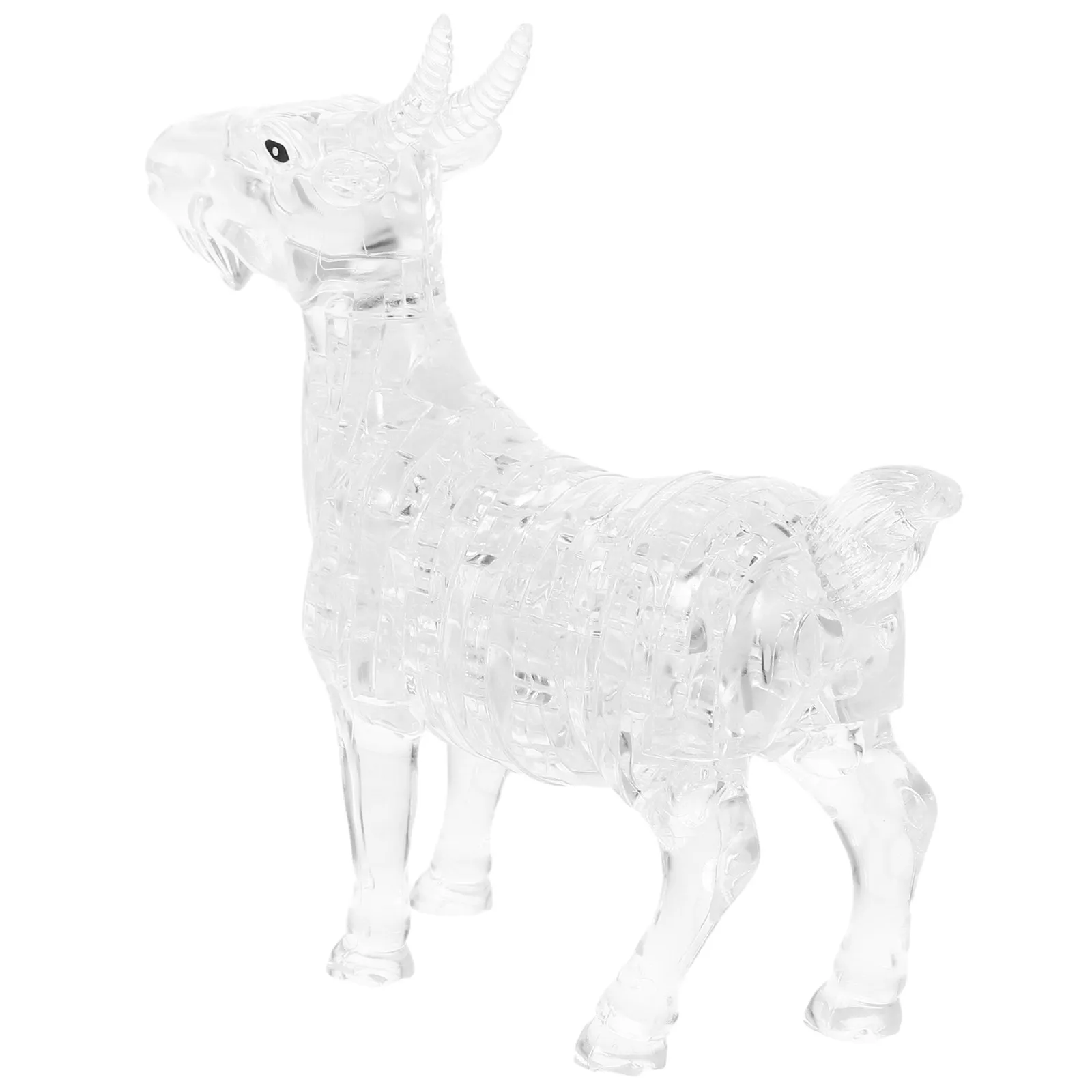 1Pcs Crystal Glass Goat Puzzle White Fashion Creative 3D Jigsaw Decorative Ornament for Desk Room Wine Cabinet Birthday Gift
1Pcs Crystal Glass Goat Puzzle White Fashion Creative 3D Jigsaw Decorative Ornament for Desk Room Wine Cabinet Birthday Gift