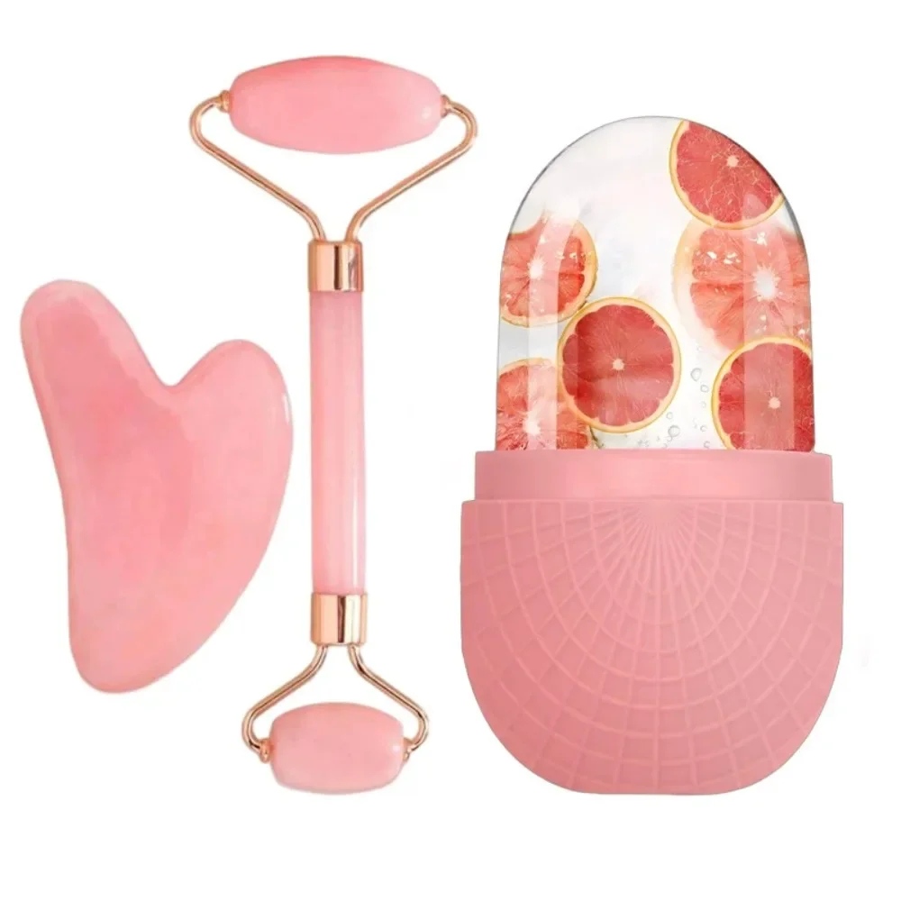 3Pcs Ice Face Roller Gua Sha Board Set Facial Massage Roller Face Massager Face Lifting Contouring Tools Beauty Skin Care Tools
3Pcs Ice Face Roller Gua Sha Board Set Facial Massage Roller Face Massager Face Lifting Contouring Tools Beauty Skin Care Tools
