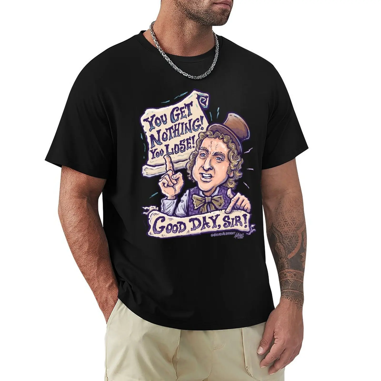 You Get Nothing! You Lose! Good Day, Sir! T-Shirt cotton graphic tees designer shirts summer tops mens graphic t-shirts pack
You Get Nothing! You Lose! Good Day, Sir! T-Shirt cotton graphic tees designer shirts summer tops mens graphic t-shirts pack