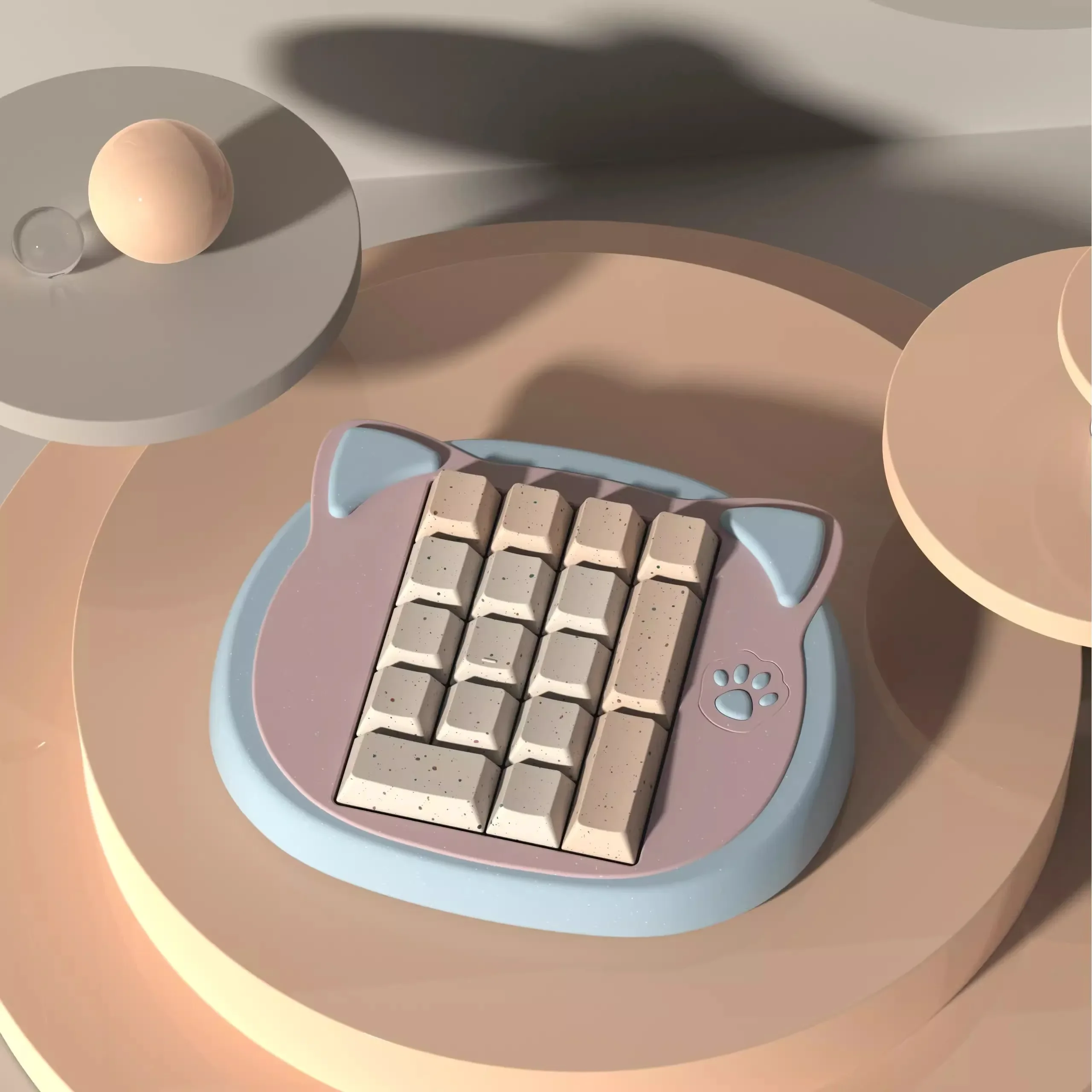 Cat Head Keyboard Kit Aluminum alloy Color Numeric Keypad Customized Keyboard Numeric Keypad Pad Kit for Office Gamers Gifts
Cat Head Keyboard Kit Aluminum alloy Color Numeric Keypad Customized Keyboard Numeric Keypad Pad Kit for Office Gamers Gifts