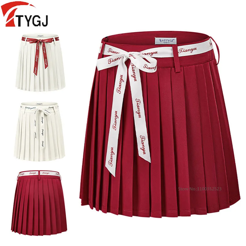 Ttygj Golf Tennis Skorts Women Pockets Pleated Sports Skirts with Bow Ribbon Ladies High Waist Running Golf Shorts Skirt
Ttygj Golf Tennis Skorts Women Pockets Pleated Sports Skirts with Bow Ribbon Ladies High Waist Running Golf Shorts Skirt