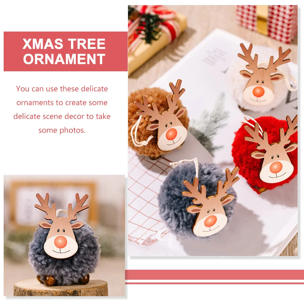 4 Pcs Party Elk Pendant Christmas Crafts Decorations Large Design Hanging Decors Xmas
4 Pcs Party Elk Pendant Christmas Crafts Decorations Large Design Hanging Decors Xmas