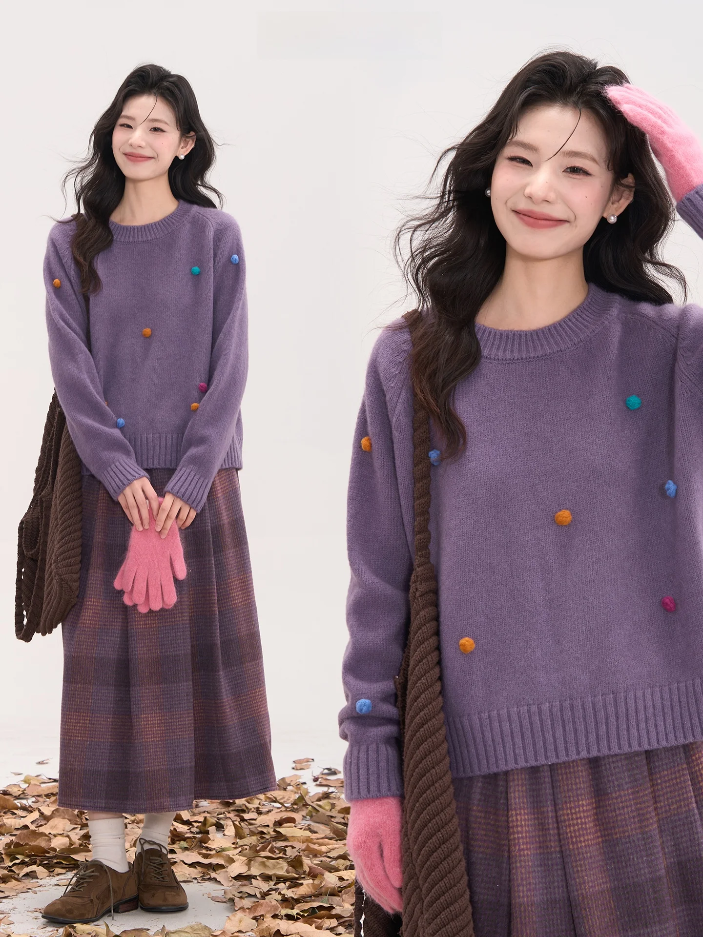 Heme 8 Wool Blend Knitted Sweater round Ne Winter Top for Women Anti-Aging Color Blo Long Sve Loose Fit Online Exclusive
Heme 8 Wool Blend Knitted Sweater round Ne Winter Top for Women Anti-Aging Color Blo Long Sve Loose Fit Online Exclusive