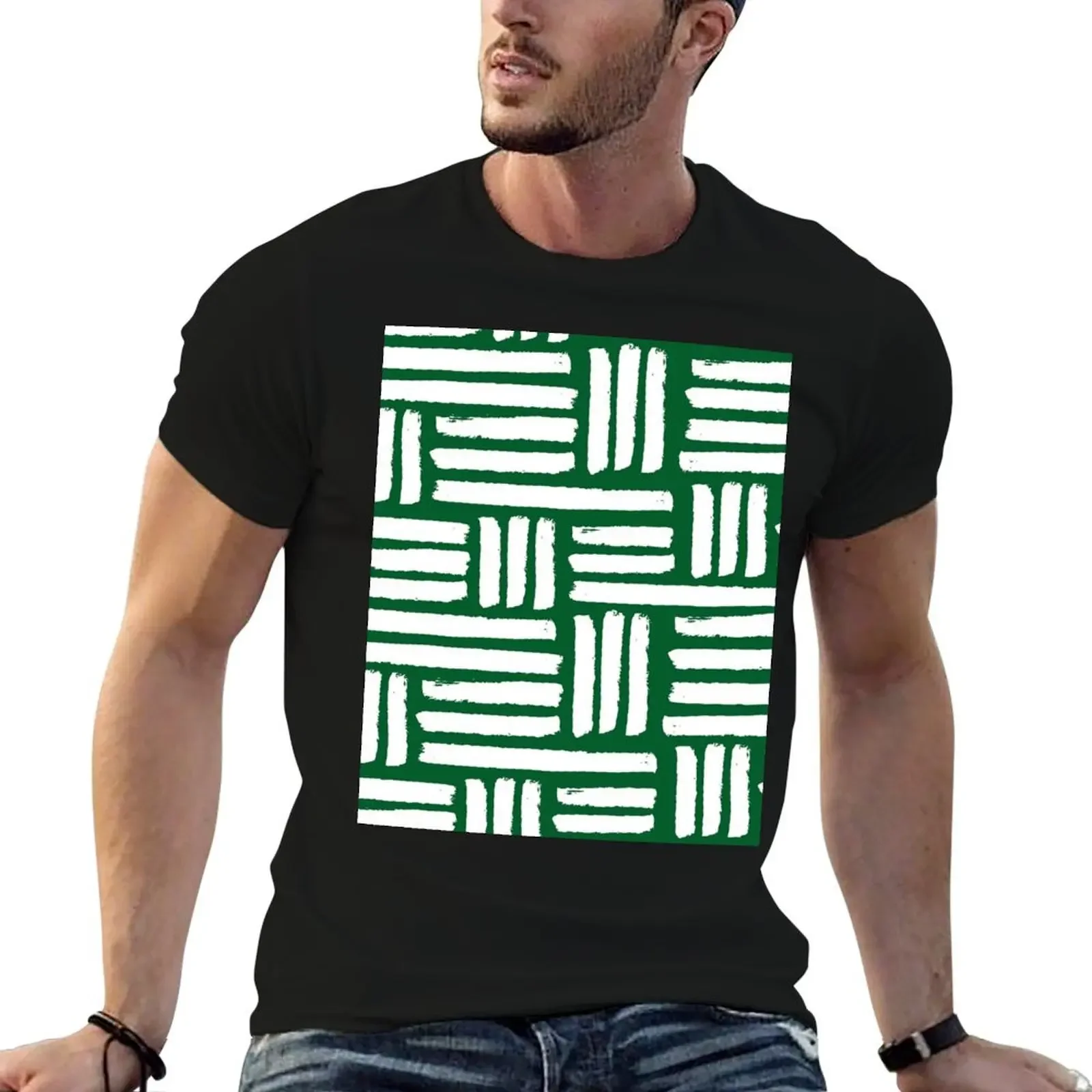 Dark green and white lines T-Shirt hippie clothes summer top shirts graphic tees mens shirts graphic tee
Dark green and white lines T-Shirt hippie clothes summer top shirts graphic tees mens shirts graphic tee