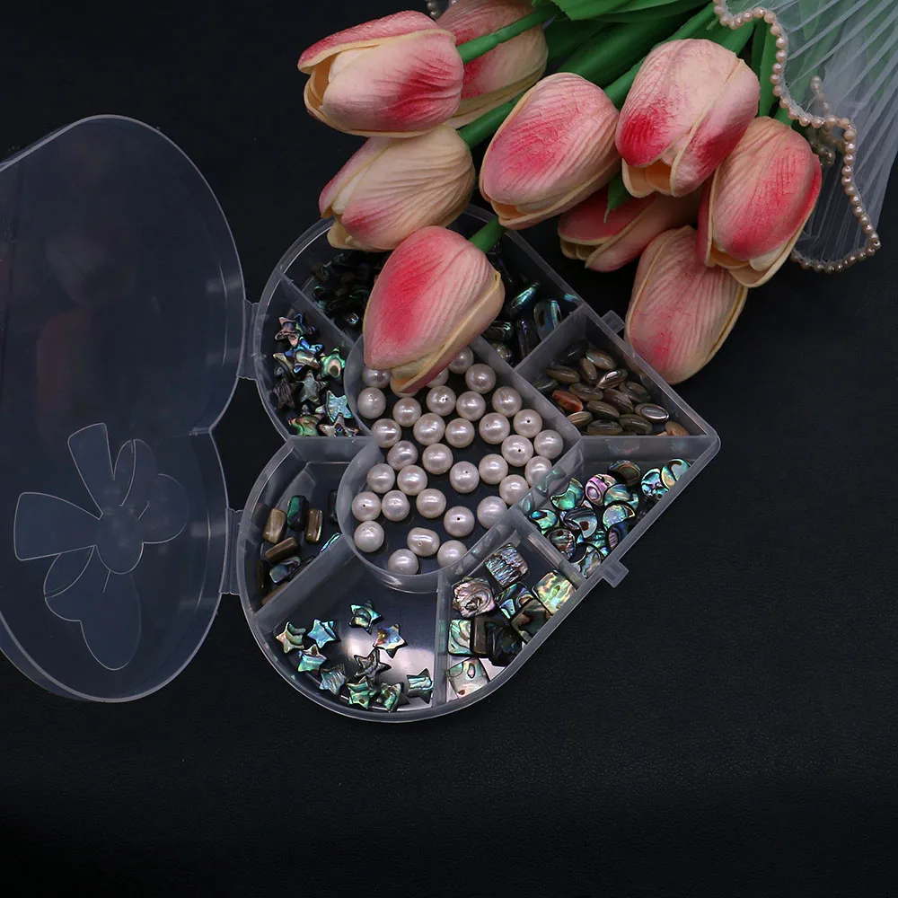 Fixed Slot Plastic Box with Lid Dust-proof Beaded Small Accessory Storage Tool Fashion Heart-shaped Portable Organizer 132x152mm
Fixed Slot Plastic Box with Lid Dust-proof Beaded Small Accessory Storage Tool Fashion Heart-shaped Portable Organizer 132x152mm