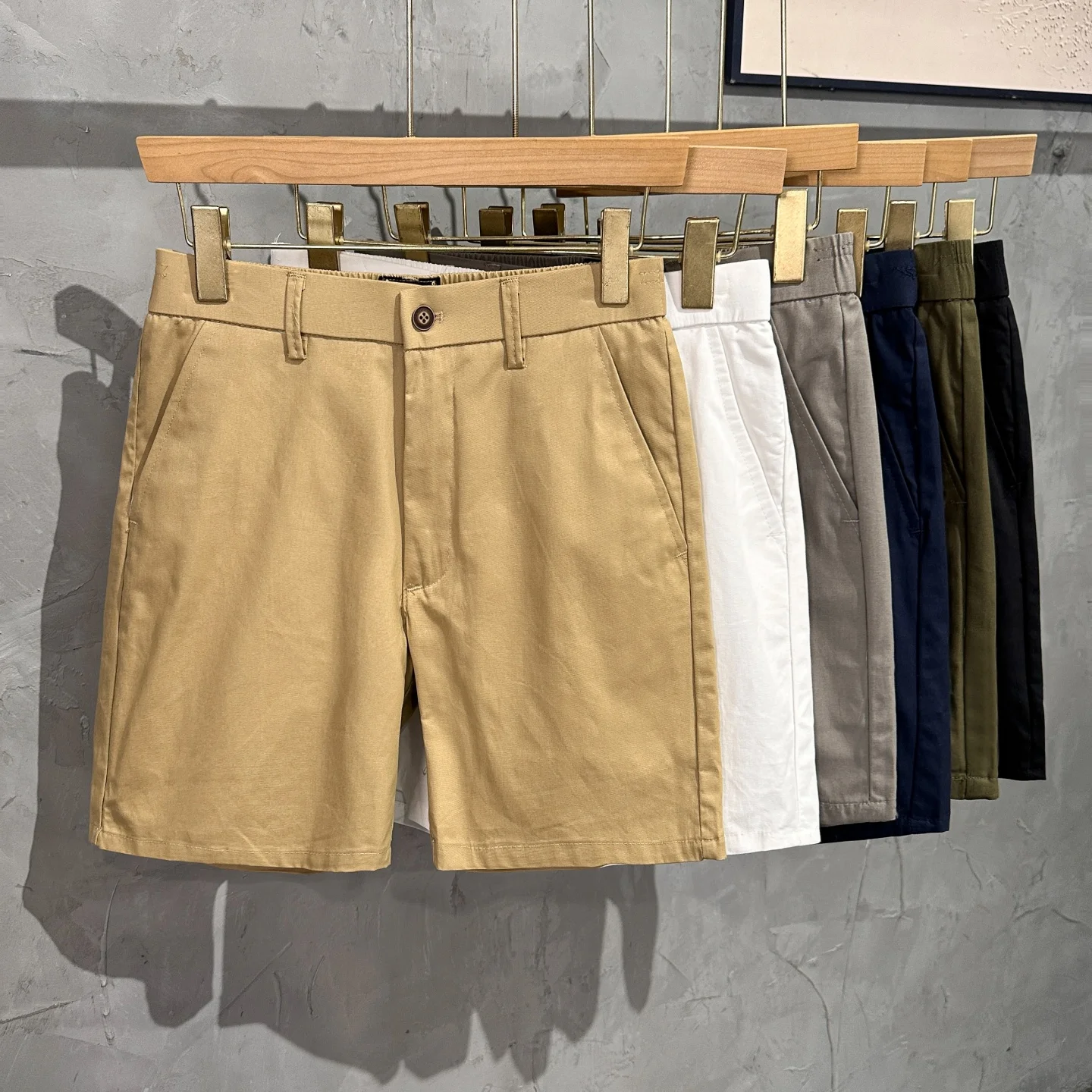 Khaki Workwear Short Pants Men's Summer Casual American Style Half Elastic Large Size Retro Five-Quarter Pants Straight Leg
Khaki Workwear Short Pants Men's Summer Casual American Style Half Elastic Large Size Retro Five-Quarter Pants Straight Leg