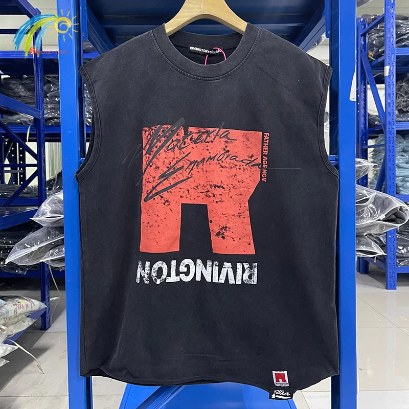 2025 Summer Vintage Washed Black White RRR123 Sleeveless T Shirt Men Women Top Quality Cotton Oversized Vest Casual Tank
2025 Summer Vintage Washed Black White RRR123 Sleeveless T Shirt Men Women Top Quality Cotton Oversized Vest Casual Tank