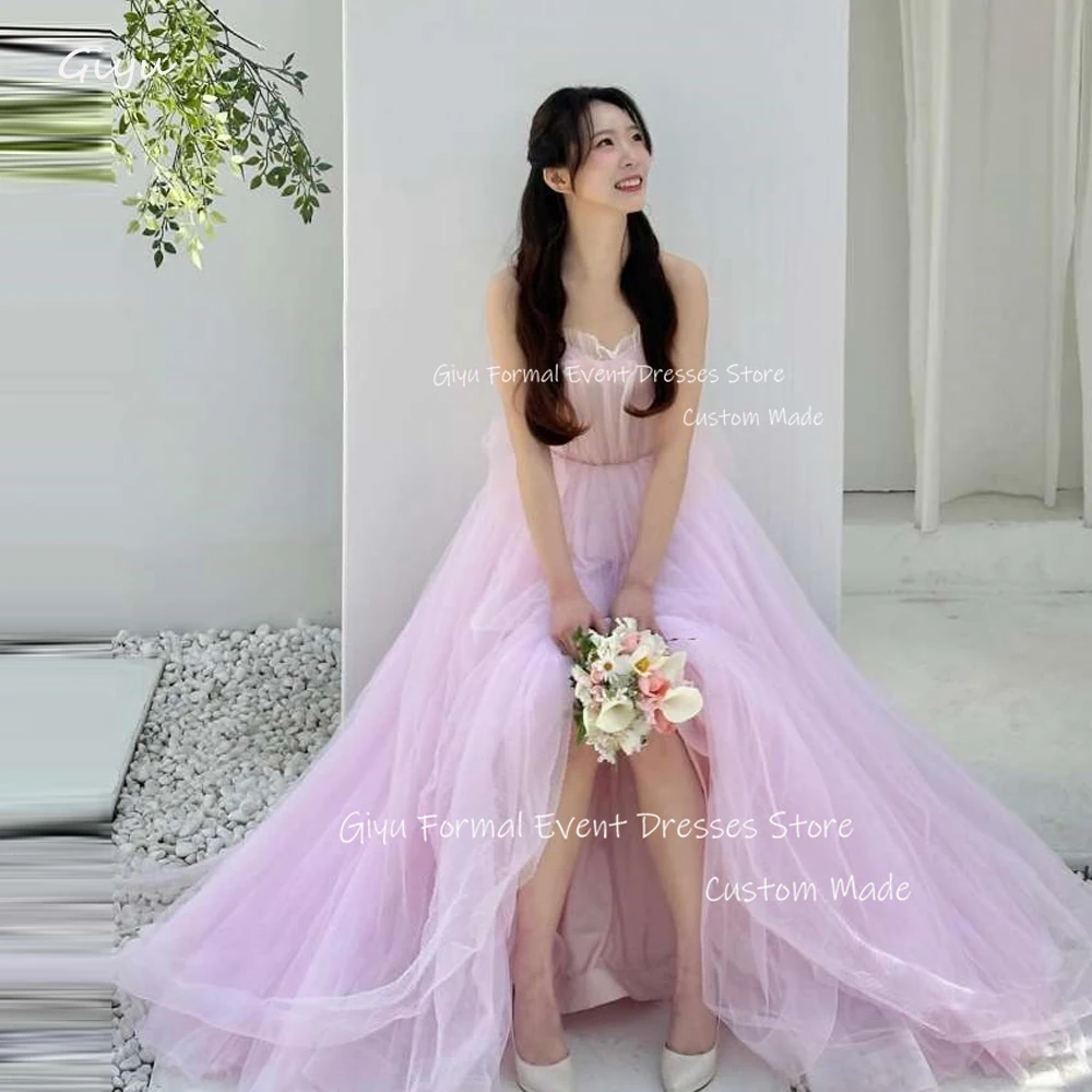 Giyu Fairy Pink Tulle Evening Dresses Korea Wedding Photoshoot Strapless Floor Length Bride Dress Prom Formal Party Gowns
Giyu Fairy Pink Tulle Evening Dresses Korea Wedding Photoshoot Strapless Floor Length Bride Dress Prom Formal Party Gowns