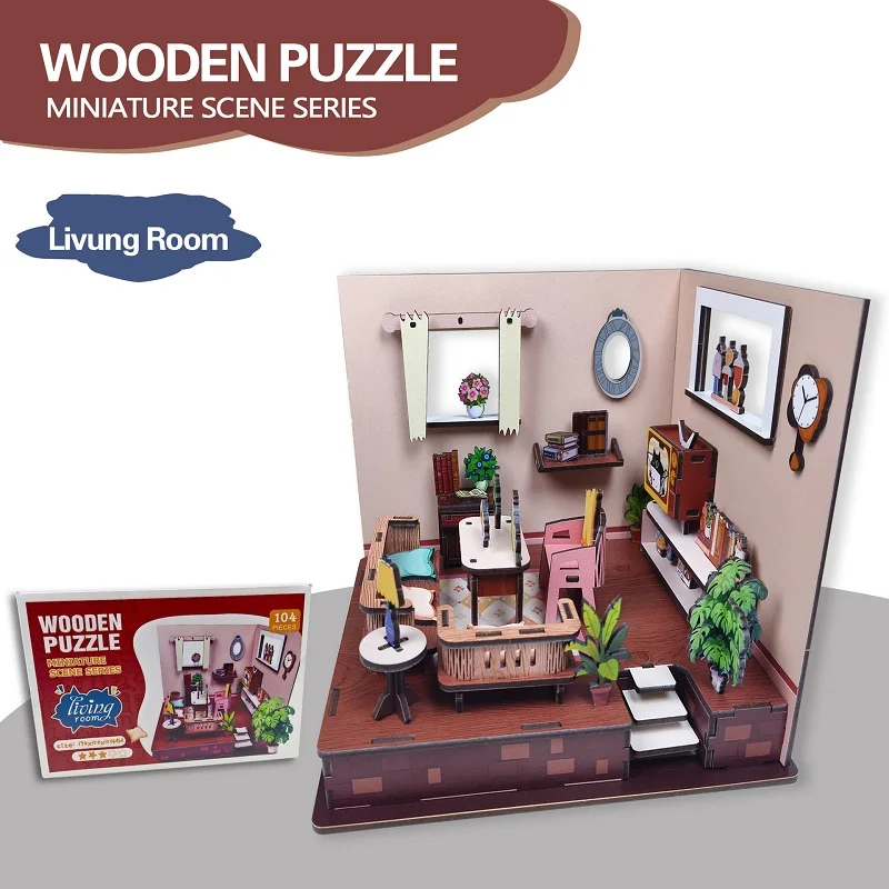 3D Wooden Puzzle Adults DIY Craft Model Kit Living Room Home Ornament Stress Relief Toy Educational Assembly Gift for Friends
3D Wooden Puzzle Adults DIY Craft Model Kit Living Room Home Ornament Stress Relief Toy Educational Assembly Gift for Friends