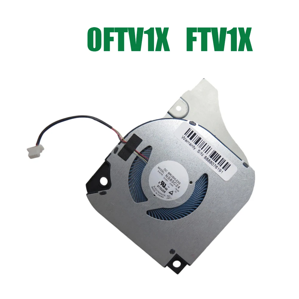 For DELL G5 5590 G7 7790 0FTV1X FTV1X NS85C24-18J33 DC12V 0.5A Laptop GPU Fan
For DELL G5 5590 G7 7790 0FTV1X FTV1X NS85C24-18J33 DC12V 0.5A Laptop GPU Fan