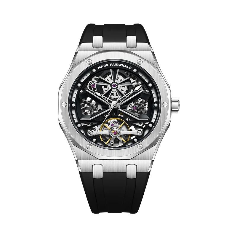 Mark Fairwhale Men Automatic Watch 42mm Sport Mechanical Wristwatch 50M Waterproof Luminous Skeleton Rubber Strap
Mark Fairwhale Men Automatic Watch 42mm Sport Mechanical Wristwatch 50M Waterproof Luminous Skeleton Rubber Strap