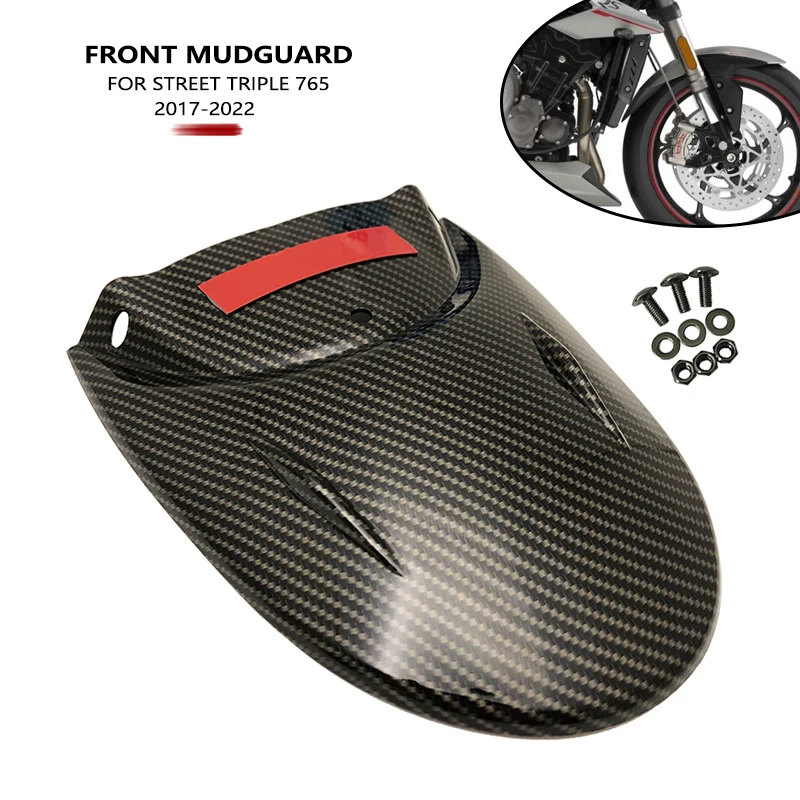 Motorcycle Carbon Front Fender Extender Mudguard Extension For Street Triple 765 R/S/RS StreetTriple 765R 765S 765RS 2017-2021
Motorcycle Carbon Front Fender Extender Mudguard Extension For Street Triple 765 R/S/RS StreetTriple 765R 765S 765RS 2017-2021