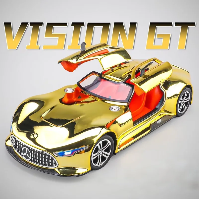 1:24 Vision GT Alloy Electroplating Sports Car Model Diecasts Metal Concept Racing Car Vehicles Model Sound Light Kids Toys Gift
1:24 Vision GT Alloy Electroplating Sports Car Model Diecasts Metal Concept Racing Car Vehicles Model Sound Light Kids Toys Gift