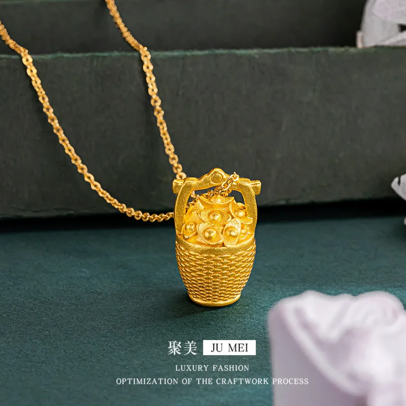 9999 24K real gold store, same style gold jewelry, women's necklace, wealth pendant, beautiful gift jewelry
9999 24K real gold store, same style gold jewelry, women's necklace, wealth pendant, beautiful gift jewelry