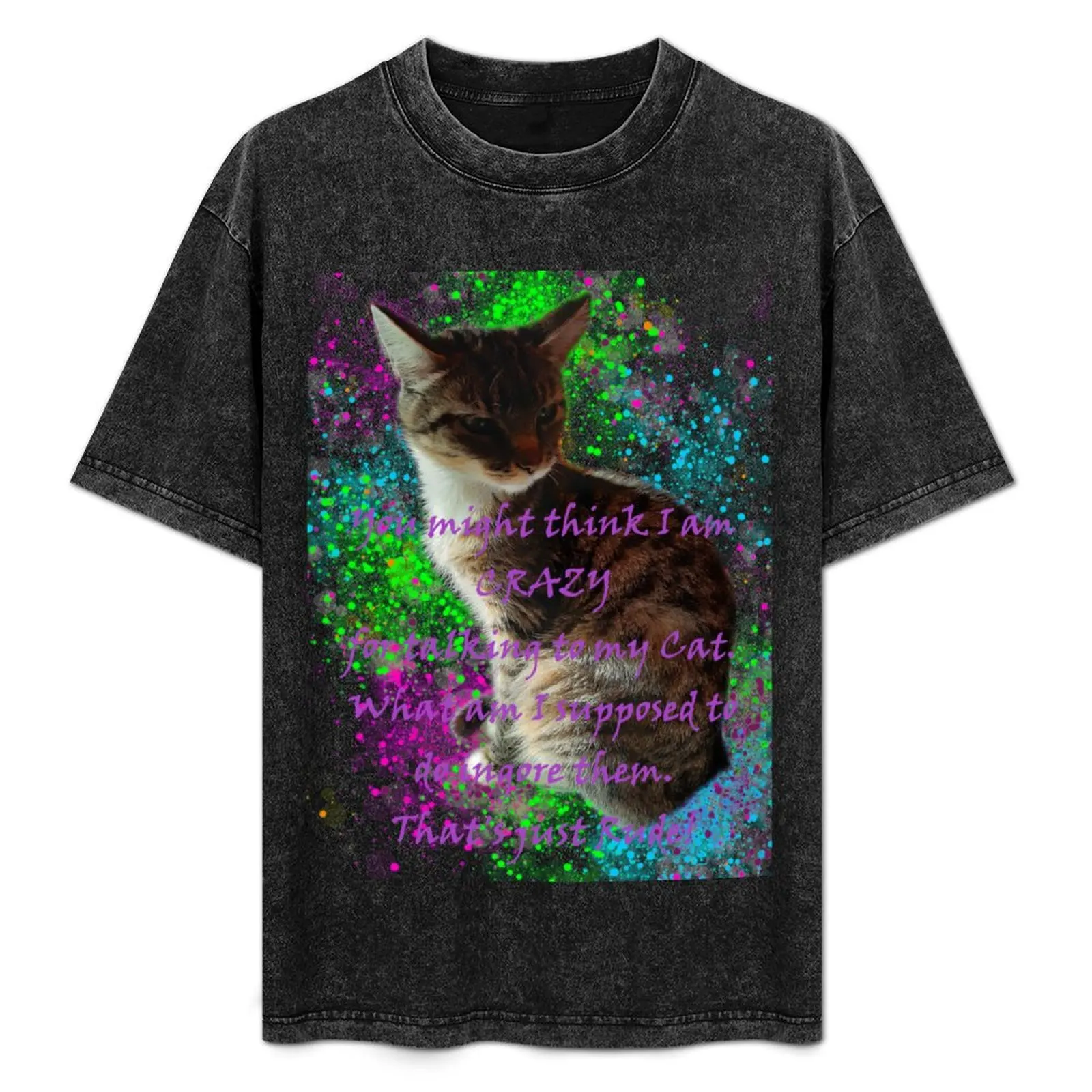 I talk to my cat T-Shirt Work Wear Short Sleeve T-Shirt
I talk to my cat T-Shirt Work Wear Short Sleeve T-Shirt