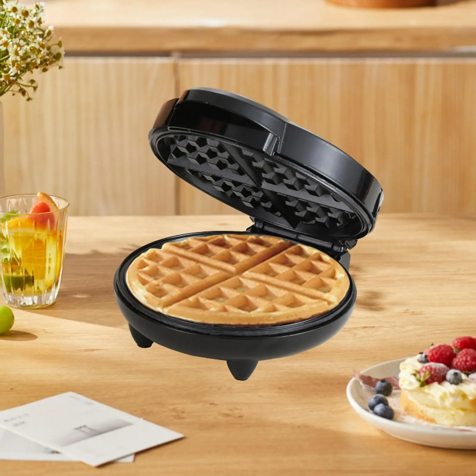 Waffle Maker 9" Classic Electric Waffle Iron for Omelet Sandwiches Breakfast
Waffle Maker 9" Classic Electric Waffle Iron for Omelet Sandwiches Breakfast