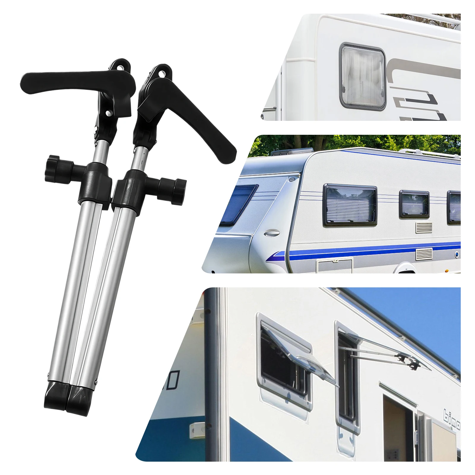 Sliding Glass Window Stay, RV Window Support Rod, 2-Pack, 225-335mm Adjustable
Sliding Glass Window Stay, RV Window Support Rod, 2-Pack, 225-335mm Adjustable