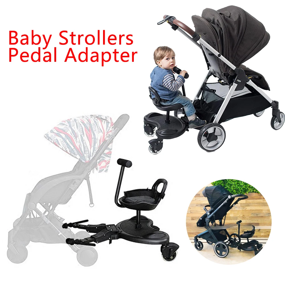 Children Stroller Pedal Adapter Second Child Standing Plate with Seat Trolley Auxiliary Trailer Pushchair Step Board Accessories
Children Stroller Pedal Adapter Second Child Standing Plate with Seat Trolley Auxiliary Trailer Pushchair Step Board Accessories