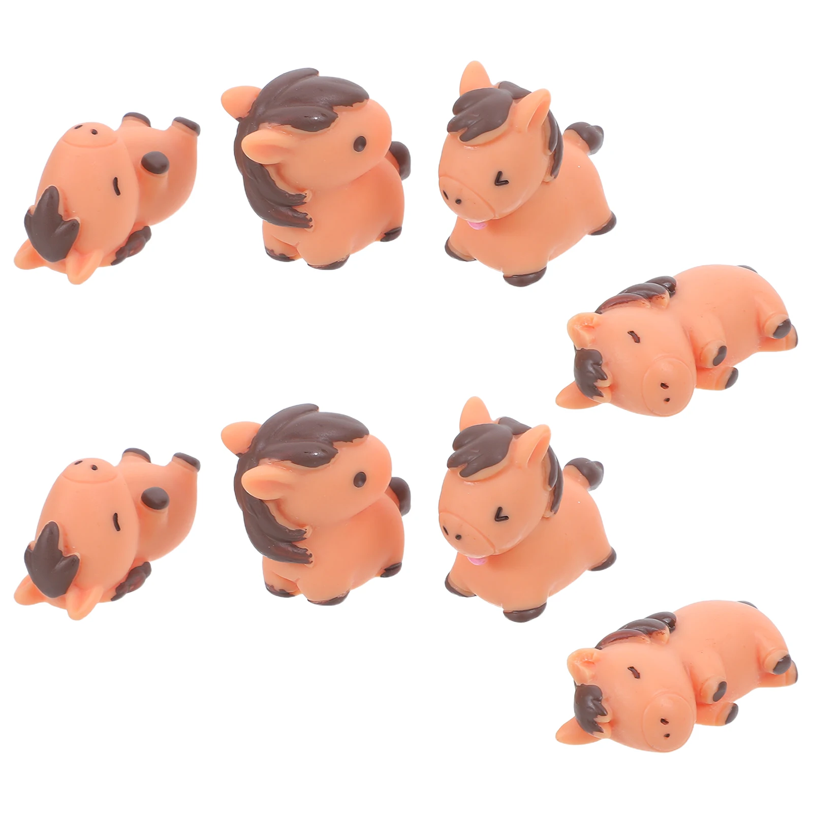 8pcs Simulated Ornaments Resin Mini Horse Statues Brown Home Decor Desktop Office Equestrian Crafts Gifts
8pcs Simulated Ornaments Resin Mini Horse Statues Brown Home Decor Desktop Office Equestrian Crafts Gifts