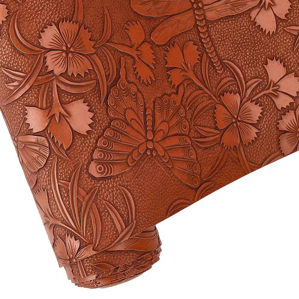 PU Leather Fabric for DIY Craft Making Supplies Flower Pattern Sienna 1370x301x0.8mm
PU Leather Fabric for DIY Craft Making Supplies Flower Pattern Sienna 1370x301x0.8mm