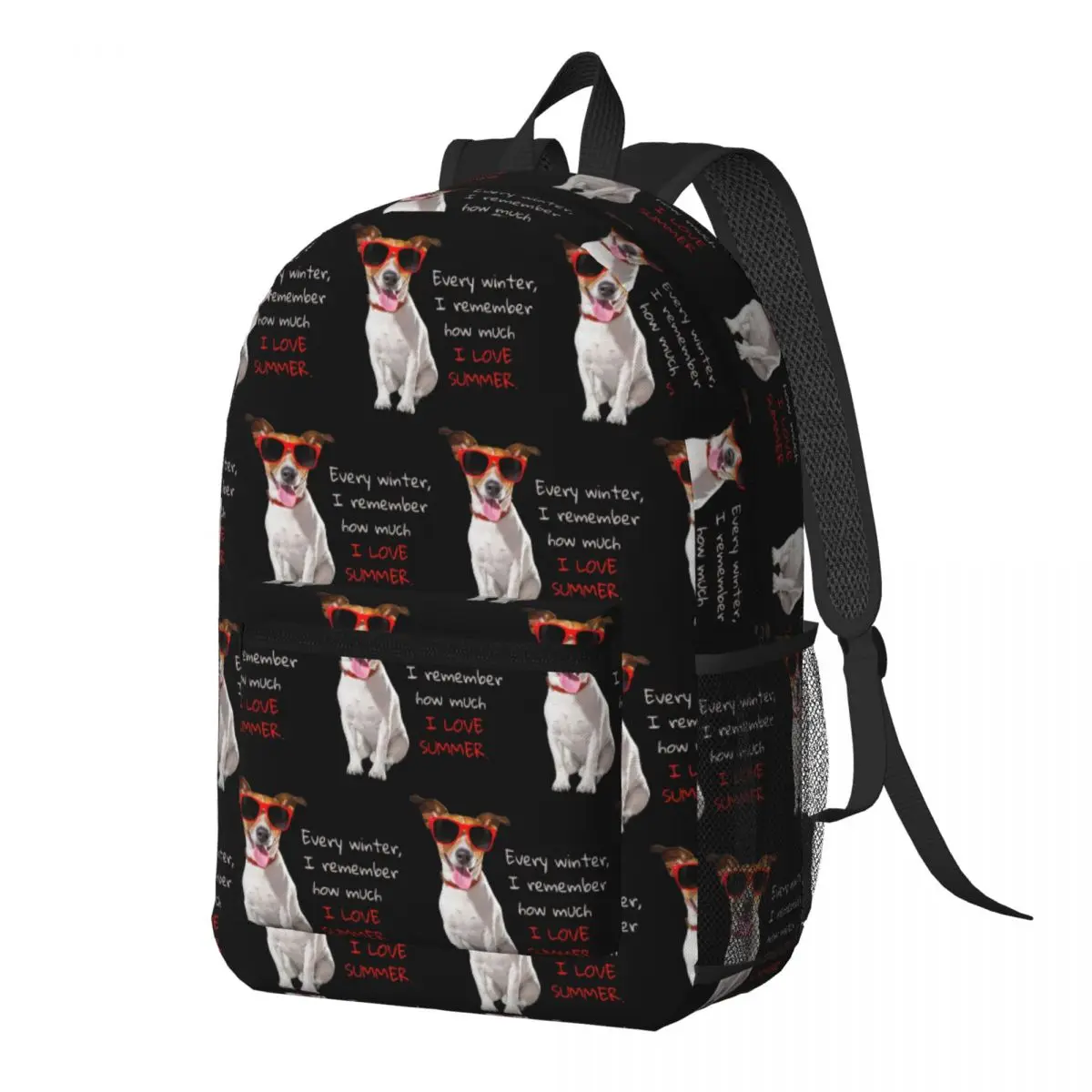 Jack Russell Terrier Dog In Red Sunglasses Backpack Daypack Large Capacity BookBag School Bag Shoulder Bags for Men Women
Jack Russell Terrier Dog In Red Sunglasses Backpack Daypack Large Capacity BookBag School Bag Shoulder Bags for Men Women
