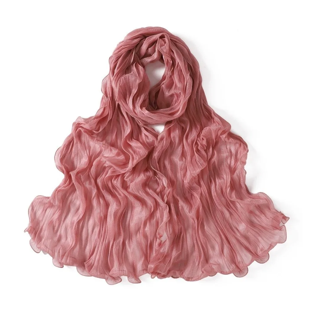 Simple Solid Color Shiny Bubble Crepe Hijab Long Thin Musulman Hijab Scarf Pleated Sunscreen Muslim Wraps Shawl Female
Simple Solid Color Shiny Bubble Crepe Hijab Long Thin Musulman Hijab Scarf Pleated Sunscreen Muslim Wraps Shawl Female