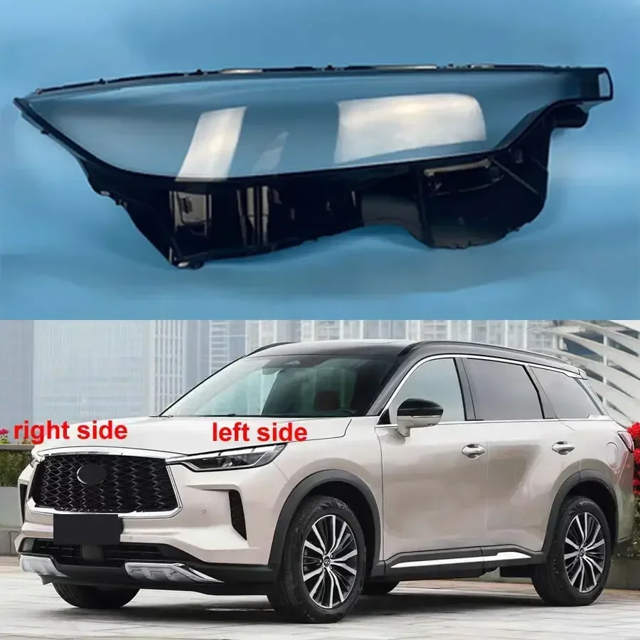 For Infiniti QX60 2022 Headlight Shell Lamp Shade Lens Transparent Headlamp Cover Plexiglass Auto Replacement Parts
For Infiniti QX60 2022 Headlight Shell Lamp Shade Lens Transparent Headlamp Cover Plexiglass Auto Replacement Parts